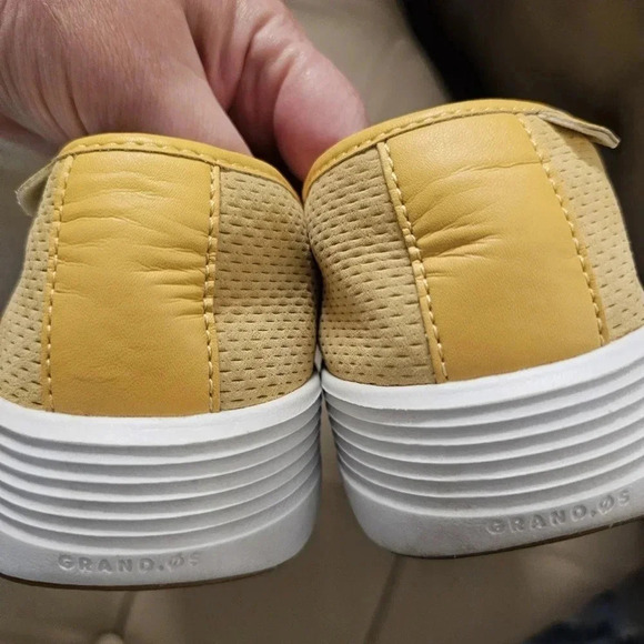 Cole Haan Sneakers Sun slippers Shoes Sunset Yellow size 8.5 - Picture 5 of 8